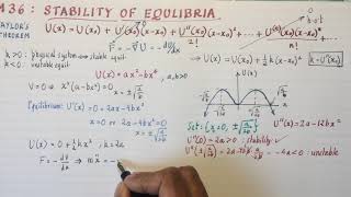 MM36 stability of equilibria [upl. by Jyoti]