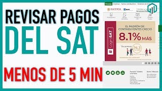 Revisar pagos del SAT de declaraciones rápido y fácil  Contador Contado [upl. by Okihsoy]