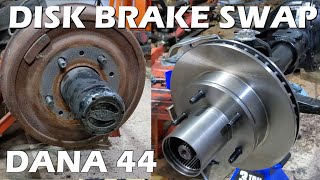 Dana 44 Disk Brake Conversion  Horsepower Sales Kit True Spirit 22 [upl. by Burne182]