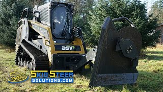 CID Swing Boom Cutter Overview  Demonstration  Skid Steer Solutions [upl. by Gittel44]