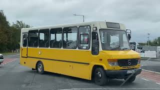 Ex Education Authority School Bus With Barton’s Transport Intel Leixlip [upl. by Ivette]