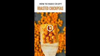 The Best Crispy Roasted Chickpeas 🤩 [upl. by Zerdna199]