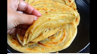 Lachha Paratha  Flaky Paratha  Multi Layered Indian Bread [upl. by Ibok804]