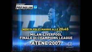 UEFA Champions League 20062007 Finale Promo Mediaset Premium Milan  Liverpool [upl. by Eem]