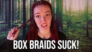 BOX BRAIDS SUCK  Taking out Box Braids  8 Reasons why NOT to get Box Braids [upl. by Atiuqihs]