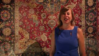 Discover Carpet Art Silk Kashan Carpet with Gulbenkian Museum [upl. by Enirhtak]