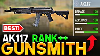 AK117 Best GUNSMITH in COD Mobile SEASON 2  AK117 Best ATTACHMENTS for RANK Match [upl. by Noryt]