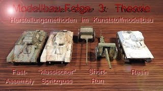 Modellbau Folge 3 Theorie  Die 4 wichtigsten Herstellungsmethoden von Kunststoffmodellen [upl. by Sari]