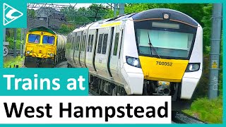 Trains at West Hampstead Thameslink MML 15052021 [upl. by Euqinemod]