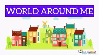 World around me  Teach your kids the places around  neighbourhood  preschool  Digital MOM [upl. by Araz]