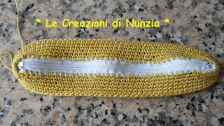 Come iniziare dalla cerniera una borsina a uncinetto [upl. by Nyletac]