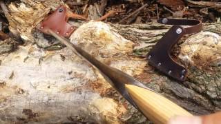 Gransfors bruks small forest axe vs Wetterlings outdoorhunters axe fit and finish contest [upl. by Nosaj75]