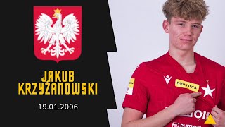 Jakub Krzyżanowski  Poland U17 Centre back Wisła Kraków [upl. by Atarman]