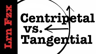 Centripetal vs Tangential Acceleration and Net Force [upl. by Jennifer]