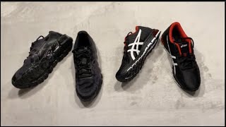 Unboxing Asics Full Black GelQuantum 360 6 and BlackWhite GelQuantum 180 4 [upl. by Kyriako]