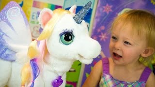 StarLily My Magical Unicorn Toy FurReal Friends Review Girl Toys Kinder Playtime [upl. by Bronnie163]