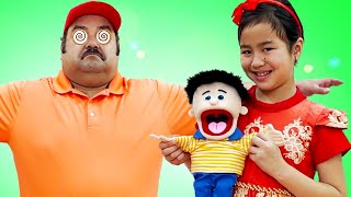 Jannie Pretend Play Have fun with Toys amp Magic Puppets  Magic Mind Control Story for Kids [upl. by Sabanrab]