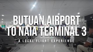 Butuan Airport to NAIA Terminal 3 [upl. by Brass407]