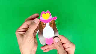 Easy DIY Hound Magnet Kids Craft by We Craft Box [upl. by Minnie]