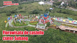 Video Drone Florawisata De Castello Ciater Subang  Drone footage 4K [upl. by Mellicent]