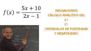 Intervalos de Positividad y Negatividad Cálculo Analítico [upl. by Zedekiah]