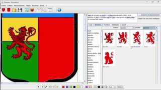 Héraldique le logiciel pour dessiner des blasons [upl. by Nahtaneoj]