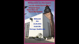 Mittwochs in Heringen am 22012025 um 1900 Uhr LIVE in der Stadtkirche HeringenWerra [upl. by Lytsyrk]