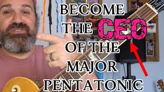 How To FIND THE MELODY Inside a Major Pentatonic Scale Guitar Lesson [upl. by Geoffry878]