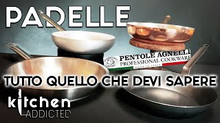 LE PADELLE  pregi e difetti dei materiali  RAME ACCIAIO ALLUMINIO FERRO [upl. by Birgitta]