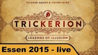 Trickerion Legends of the Illusion  Overview in English  Essen 2015 [upl. by Edmee]