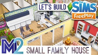 Sims FreePlay  Lets Build a Small Family House Live Build Tutorial [upl. by Alyat85]