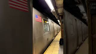 NYC Subway 8th Avenuebound R143 L Train  14th StreetUnion Square [upl. by Cohligan120]