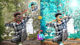 PicsArt Se Background ka Colour Kaise Change Kare  PicsArt Face Smooth Trick [upl. by Rolecnahc]