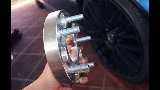 WHEEL SPACERS Install  BMW E46 TURBO [upl. by Fennessy]