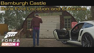 Forza Horizon 4  Bamburgh Castle Barn Find Location and Cutscene [upl. by Jack]