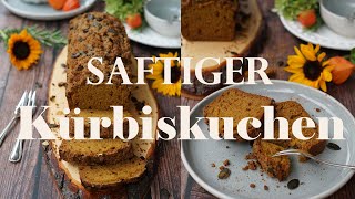 Saftiger KürbiskuchenRezeptPumpkin Pie Spice Gewürzmischung selber machenRezepte für den Herbst [upl. by Iniffit502]