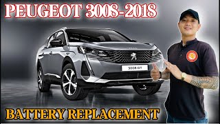 HOW TO REPLACE THE BATTERY PEUGEOT 30082018 MODEL [upl. by Mikihisa]