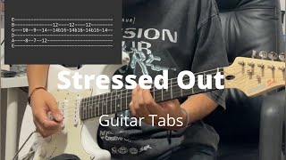 Stressed Out by Twenty One Pilots  Guitar Tabs [upl. by Ameluz561]