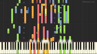 R Kelly  Gotham City Instrumental Tutorial Synthesia [upl. by Annaoj781]