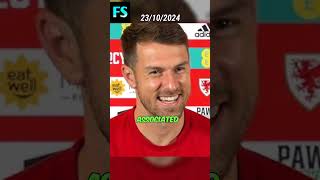 Aaron ramsey latest Interview  eriktenhag footballshorts football mufc mbappe [upl. by Glenna779]