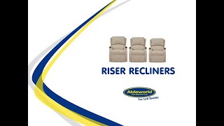 Ableworld Guide to Riser Recliner Chairs [upl. by Saffier]