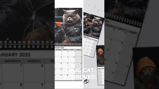 Thug Cat 2025 Wall Planner with Bold Kitty Designs [upl. by Woodford970]