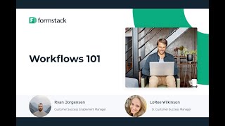 Getting Started with Formstack Workflows Webinar [upl. by Collins976]