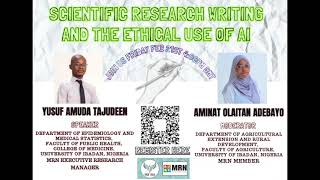 Scientific Research Writing and the Ethical Use of AI [upl. by Ennaehr]