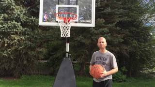 Spalding Hybrid Portable Basketball Hoop [upl. by Ellennaj]