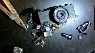 Minolta HIMATIC S disassembly  teardown [upl. by Amadus331]