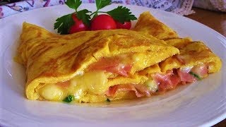 Omlet Šunka SirHam and Cheese Omelette [upl. by Larrad]