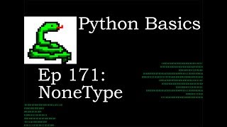 Python Basics NoneType [upl. by Dore995]