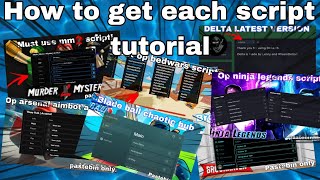 How to get a script easilyTUTORIAL [upl. by Melinda]