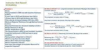 API 570 Problem Solving sample [upl. by Yorgo]